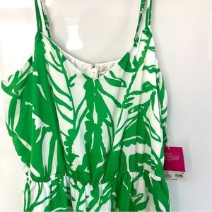 Lily Pulitzer 20th anniversary Target jumpsuit tropical leaves 2x 2xl